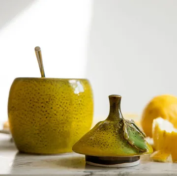 Lemon jam kannellinen kulho 15,5 cm - Keltainen - Byon