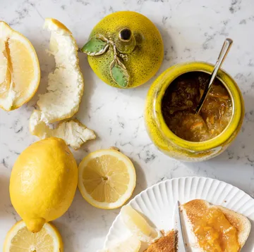 Lemon jam kannellinen kulho 15,5 cm - Keltainen - Byon