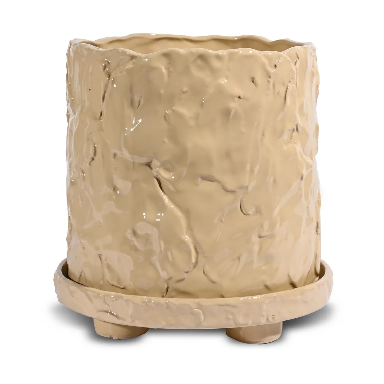 Byon Muddy ruukku L Ø23 cm Beige