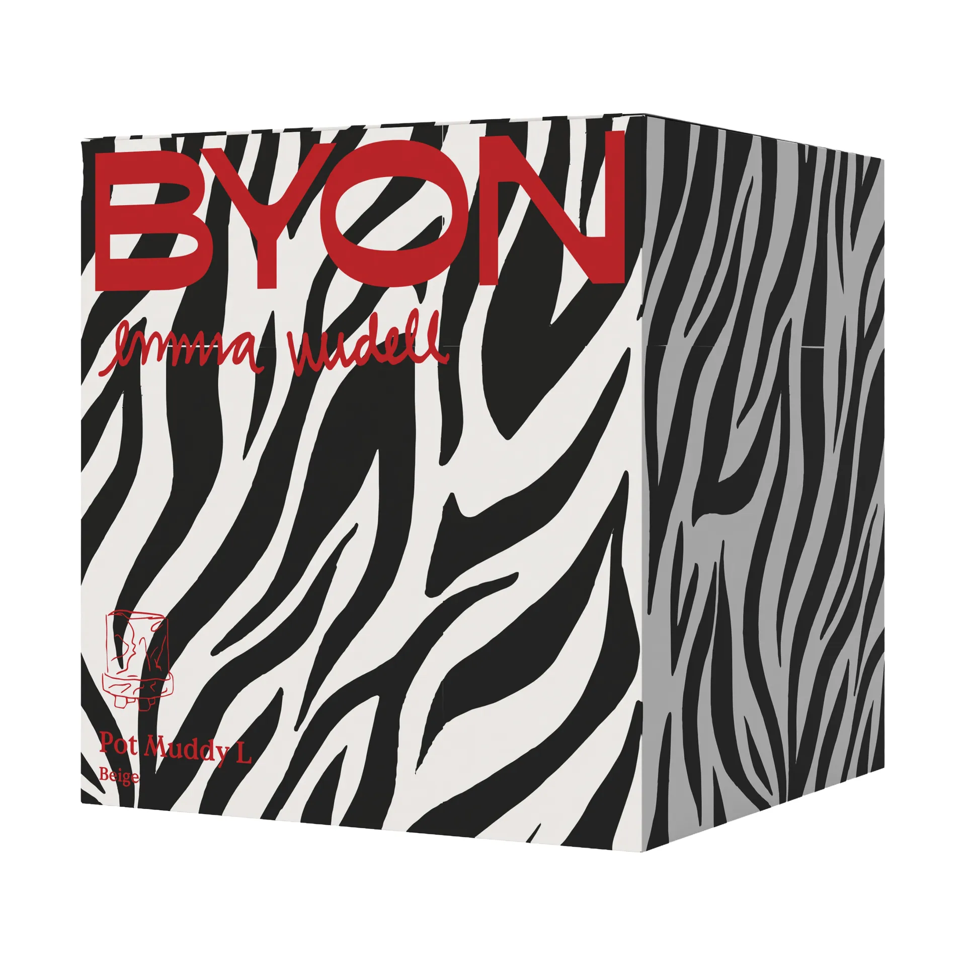 Muddy ruukku L Ø23 cm, Beige Byon