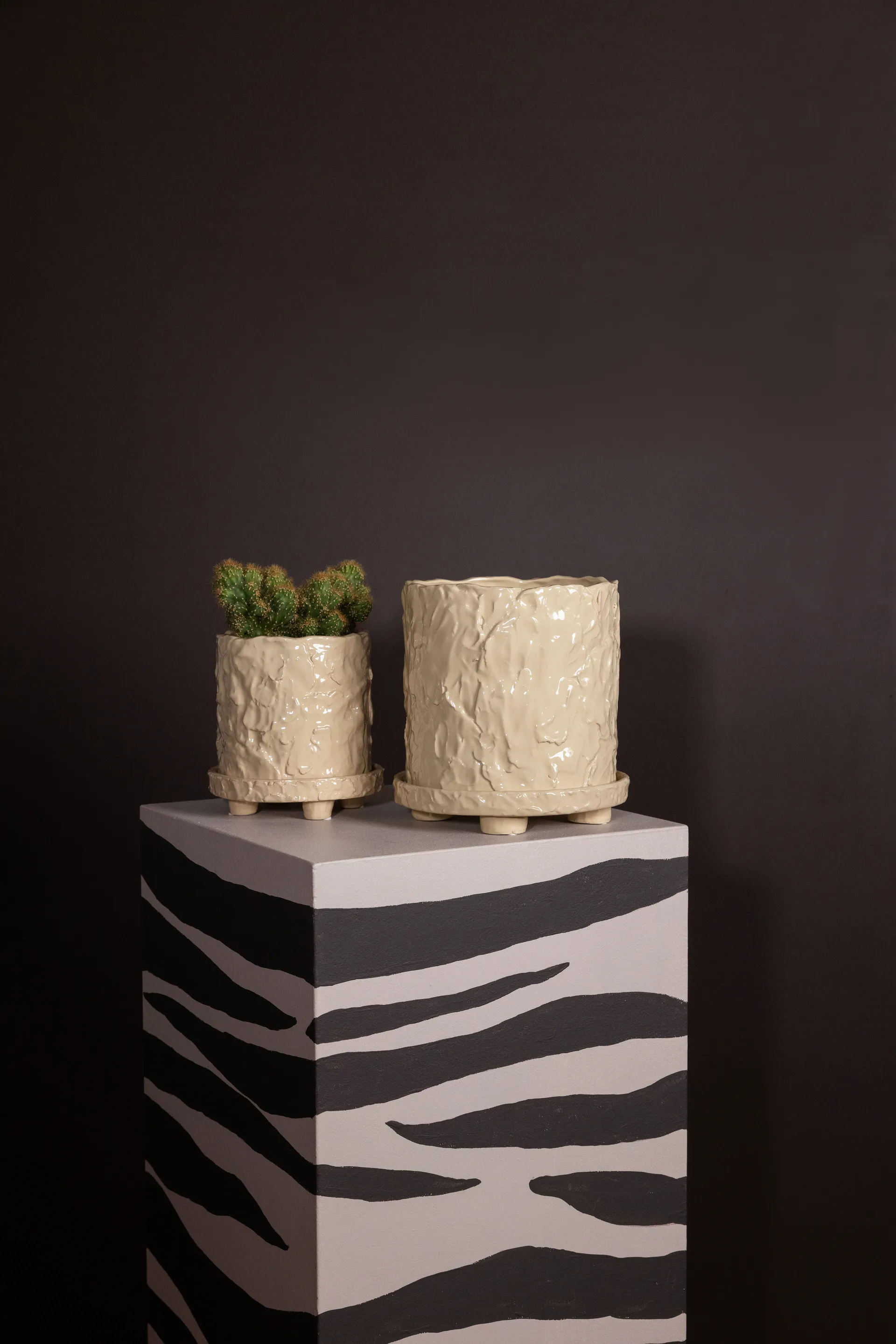 Muddy ruukku L Ø23 cm, Beige Byon