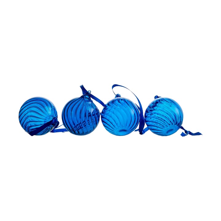 Opacity joulupallo XS Ø4 cm 2-pack - Sininen - Byon