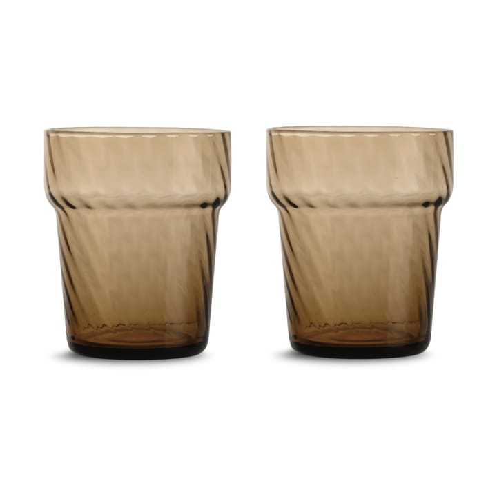Opacity juomalasi 30 cl 2-pack - Ruskea - Byon