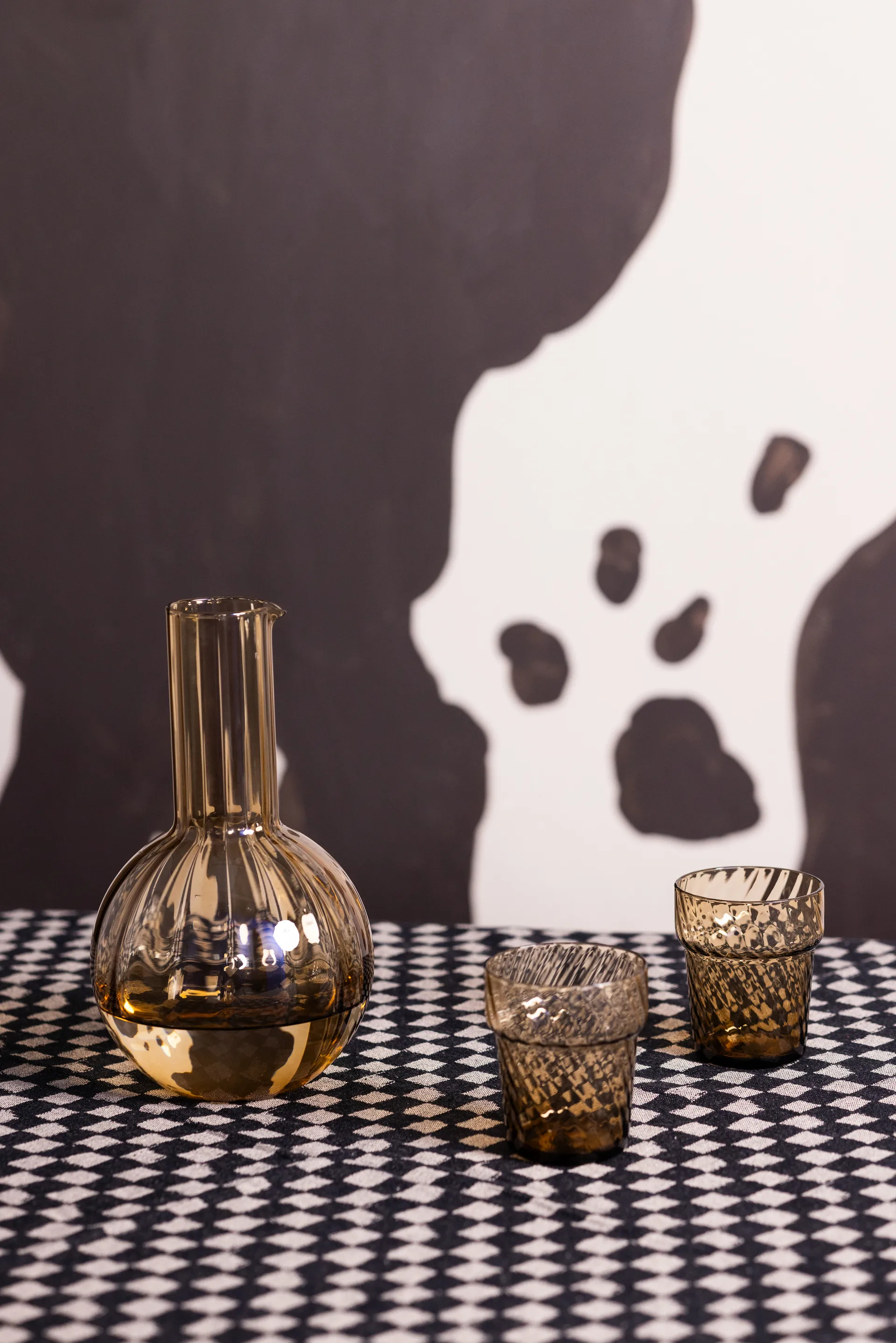 Opacity juomalasi 30 cl 2-pack, Ruskea Byon