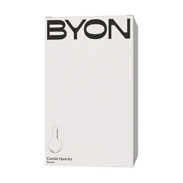 Opacity karaffi 1,9 L, Ruskea Byon