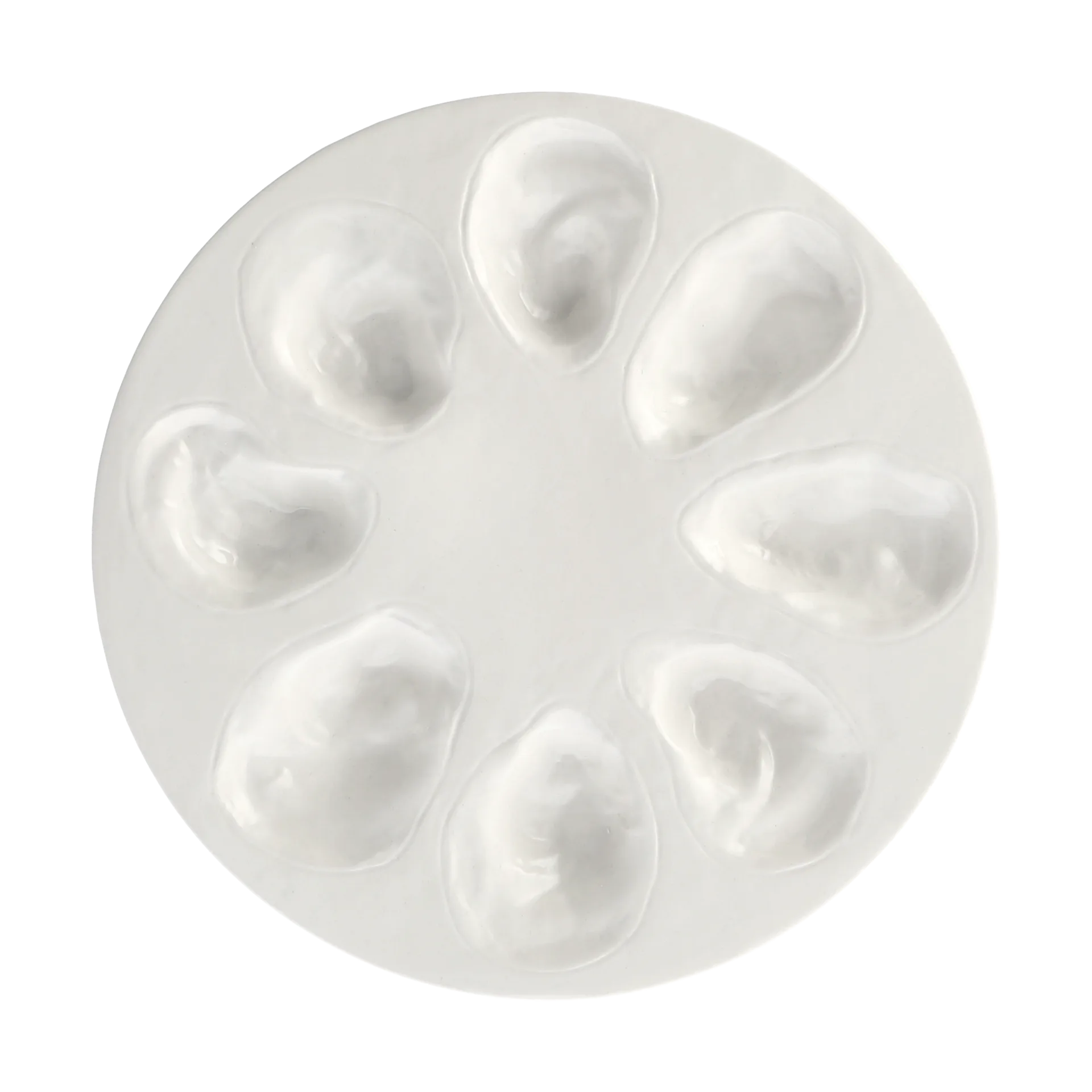 Oyster lautanen Ø 27 cm, Valkoinen Byon