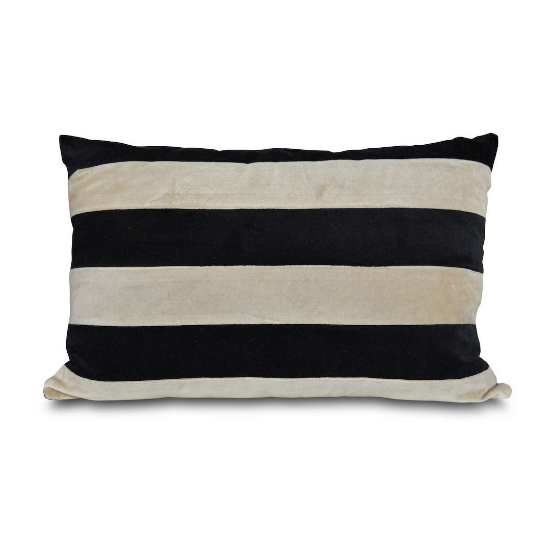 Byon Pathi tyyny L 40x60 cm Musta-beige | Skandinaavinen Sisustus | Tyynyt | Musta