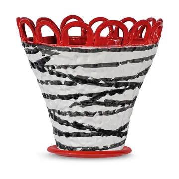 Patty ruukku L Ø30 cm - Zebra-punainen - Byon