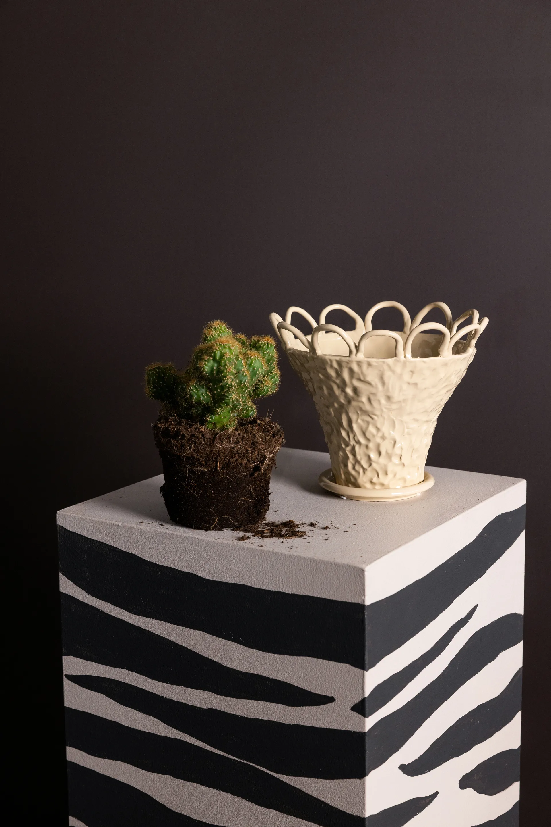 Patty ruukku S Ø25 cm, Beige Byon