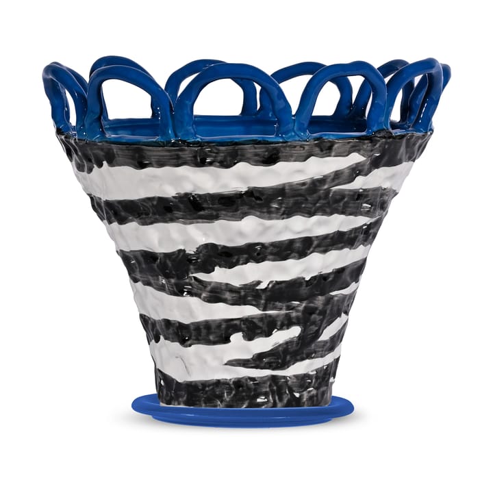 Patty ruukku S Ø25 cm - Zebra-sininen - Byon