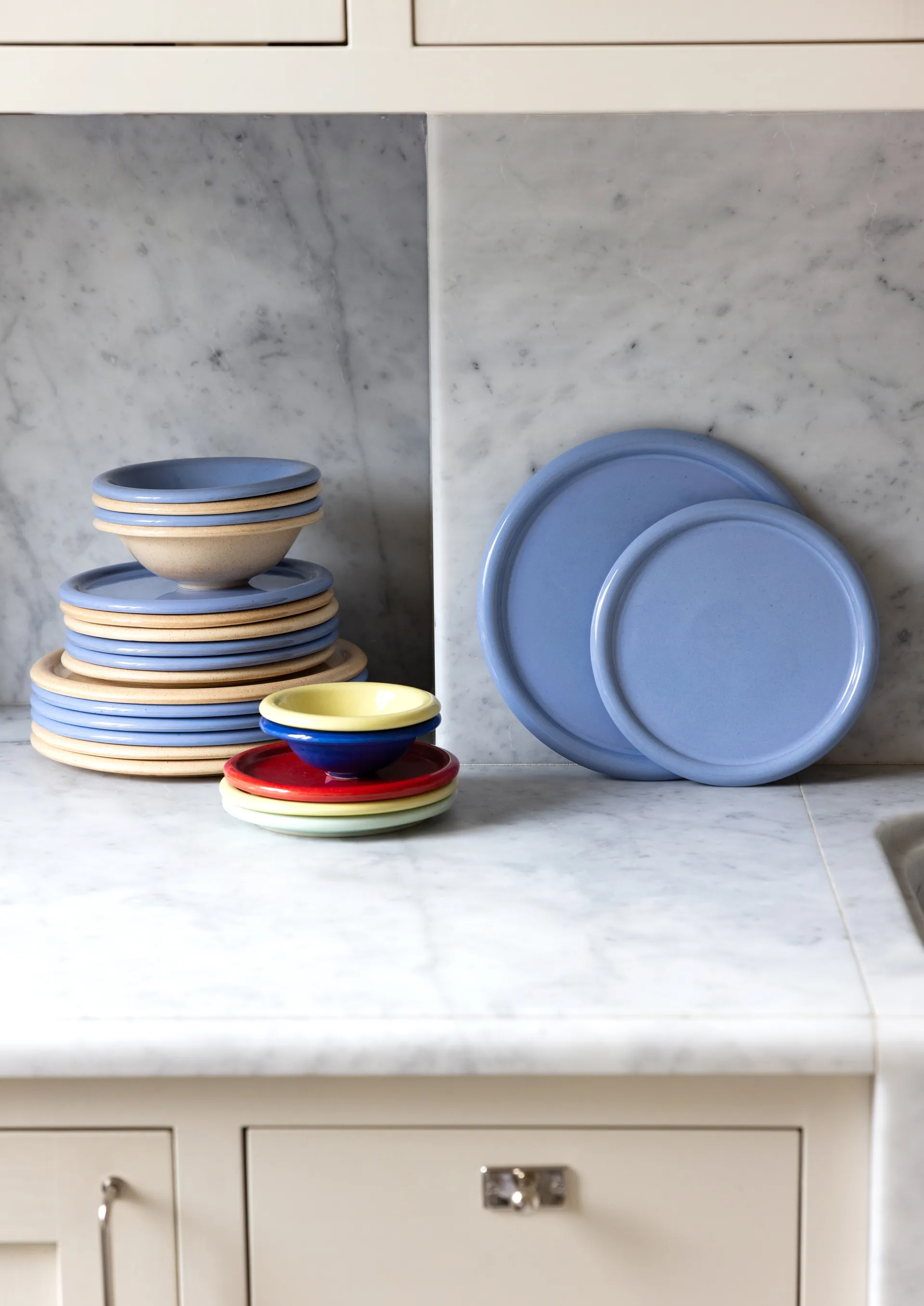 Porto lautanen Ø21,5 cm, Vaaleansininen Byon