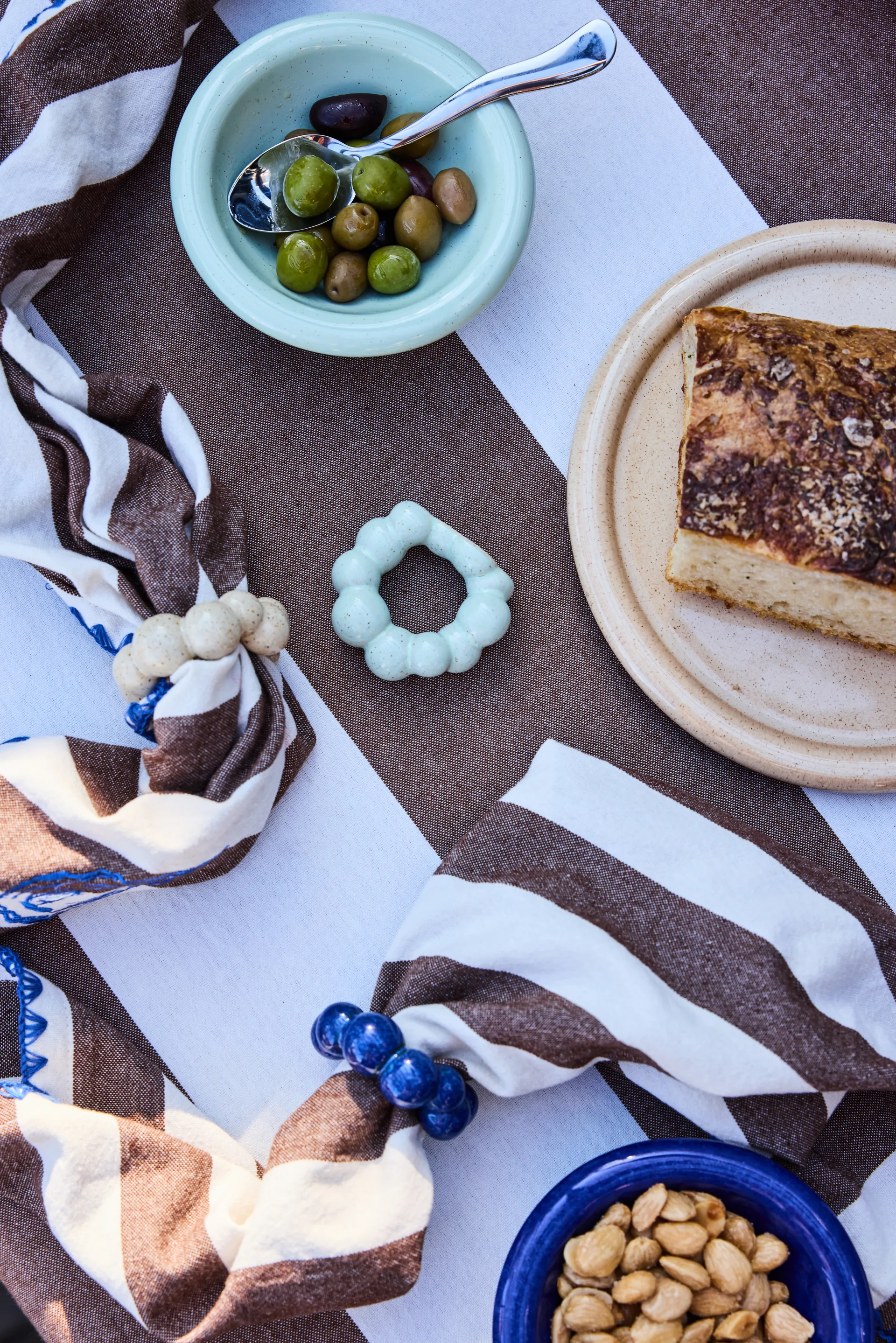 Porto lautasliinarenkaat 4-pack, Mintunvihreä Byon