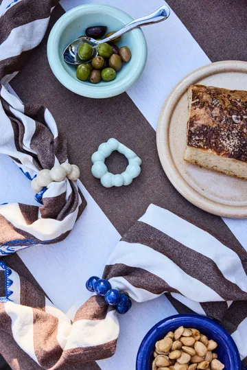 Porto lautasliinarenkaat 4-pack - Sininen - Byon