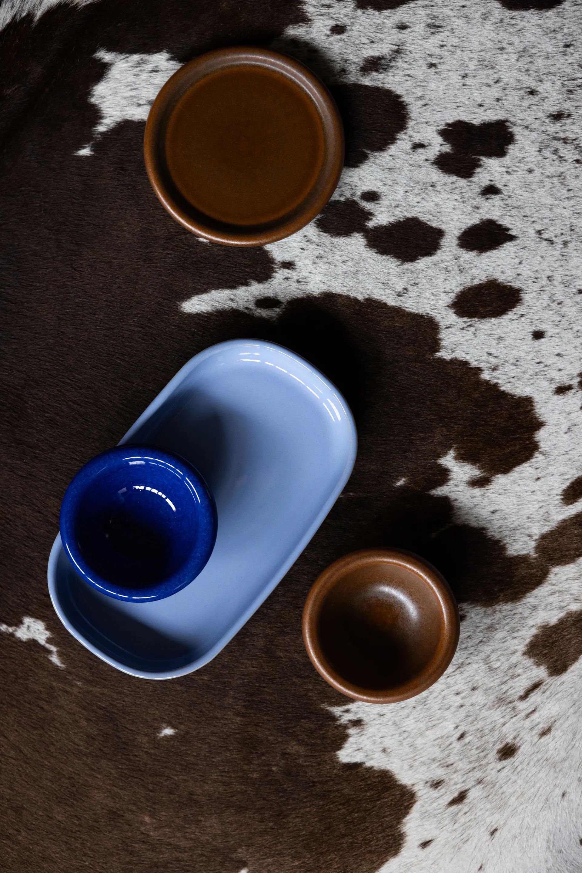 Porto tarjoilulautanen 18x30 cm, Vaaleansininen Byon