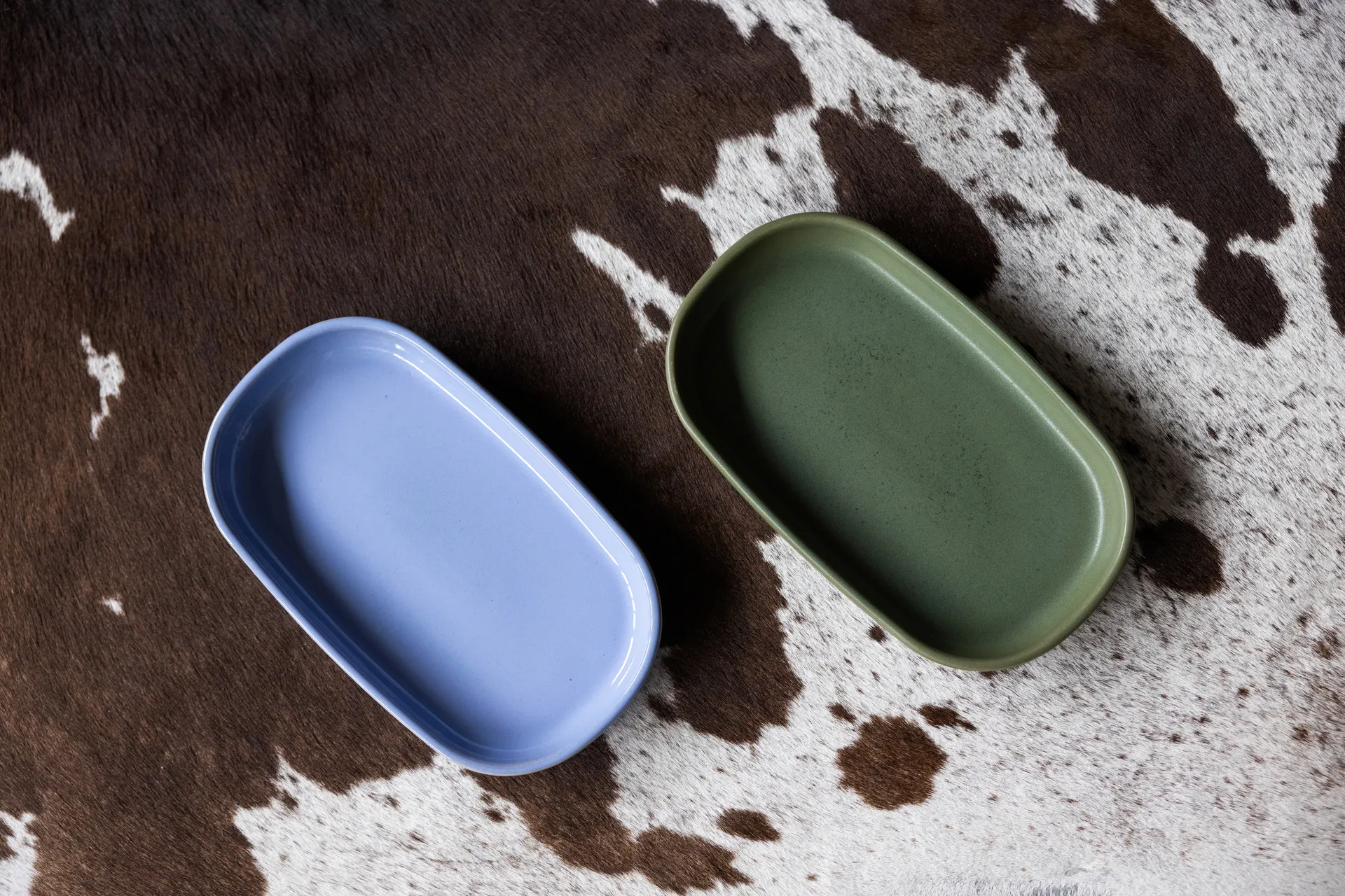 Porto tarjoilulautanen 18x30 cm, Vaaleansininen Byon