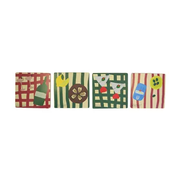 Sera lasinaluset 4 kpl - Mix, 9x9 cm - Byon