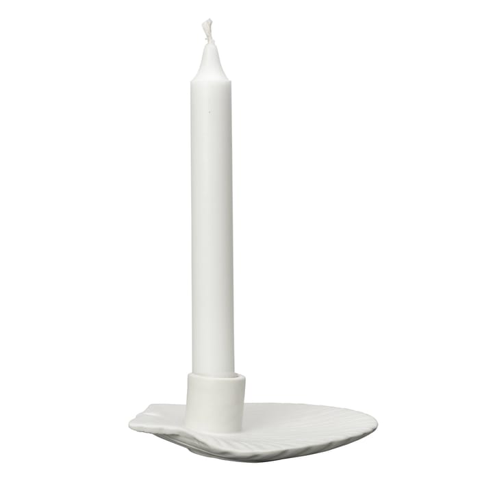 Shell kynttilänjalka 15,5 cm - White - Byon