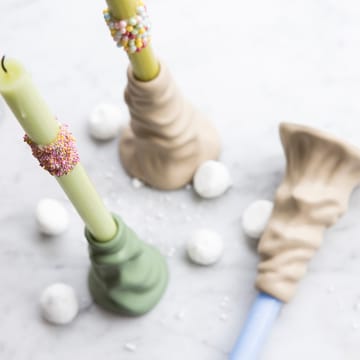 Soft ice cream kynttilänjalka 10 cm - Beige - Byon