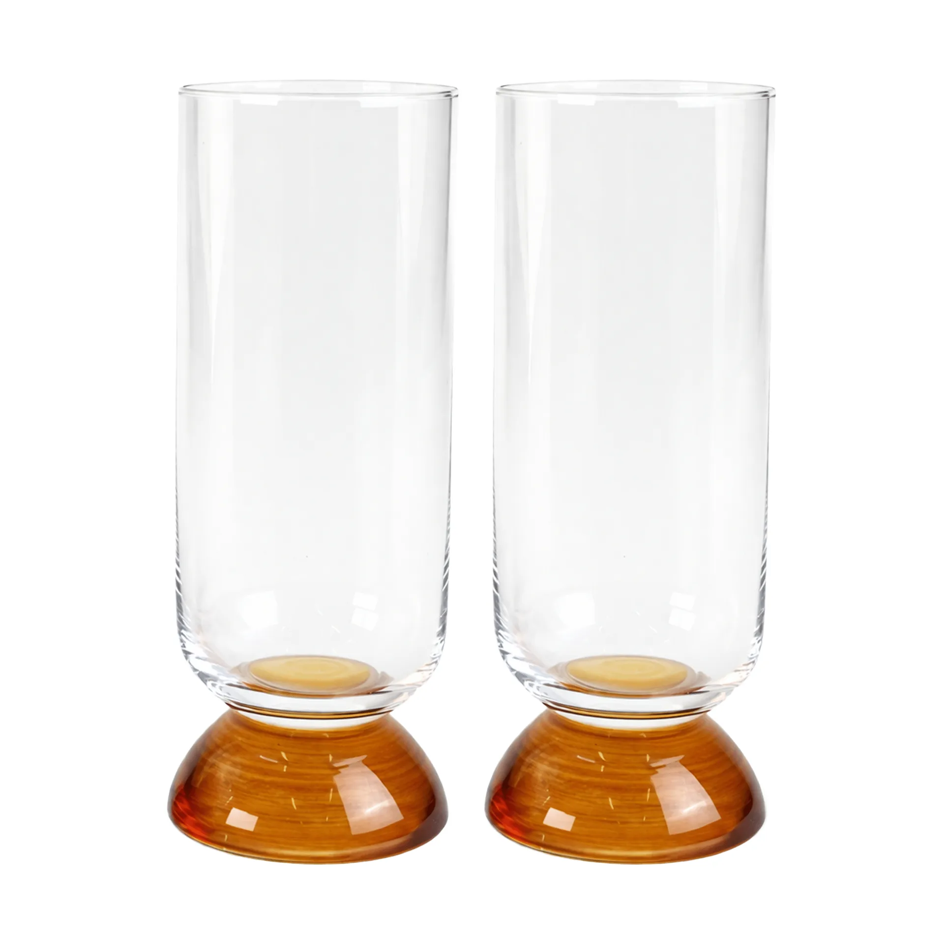 Spice korkea juomalasi 38 cl 2 kpl, Kirkas-amber Byon