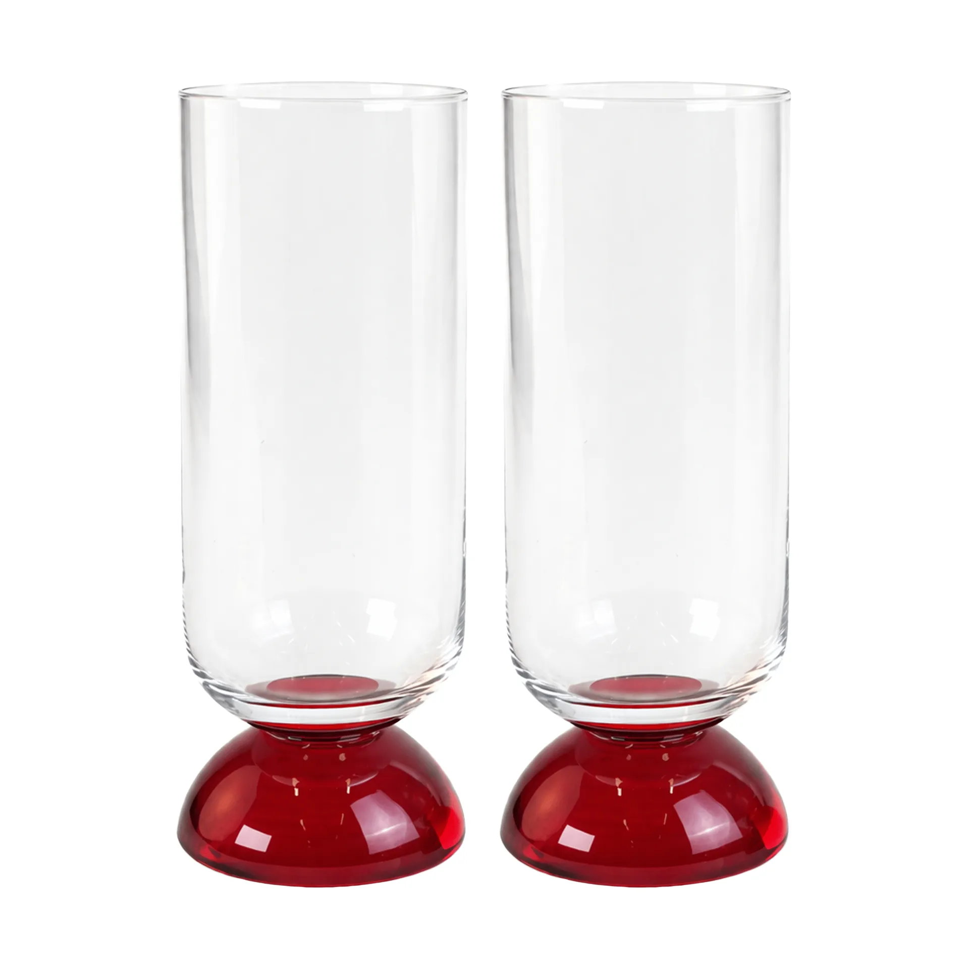 Spice korkea juomalasi 38 cl 2 kpl, Kirkas-punainen Byon