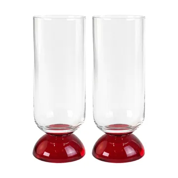 Spice korkea juomalasi 38 cl 2 kpl - Kirkas-punainen - Byon