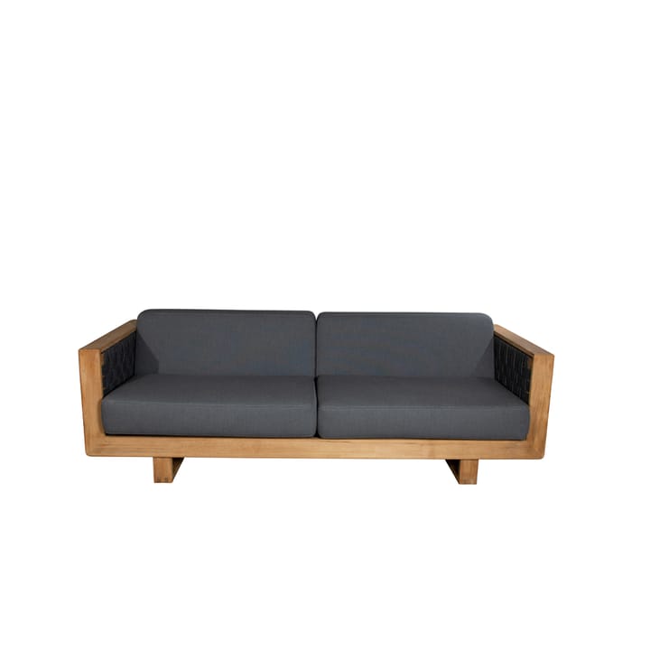 Angle sohva 3-istuttava, Dark grey, teak Cane-line