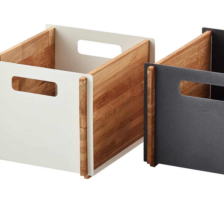 Box säilytys, Lava grey, tiikki Cane-line