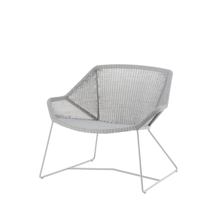 Breeze loungenojatuoli weave - White grey - Cane-line