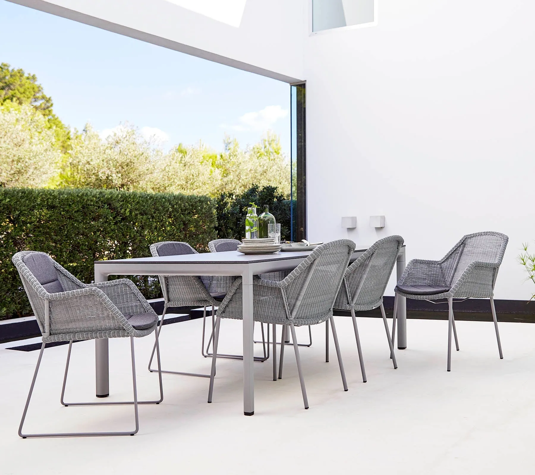 Breeze pinottava nojatuoli weave, Taupe Cane-line