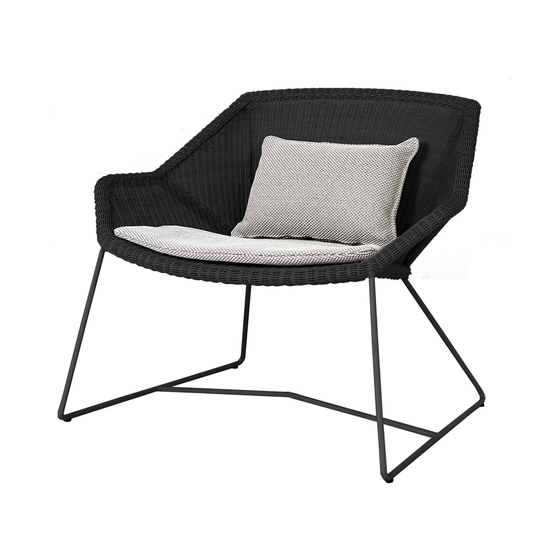 Breeze tyynysetti loungenojatuoli, Focus light grey Cane-line