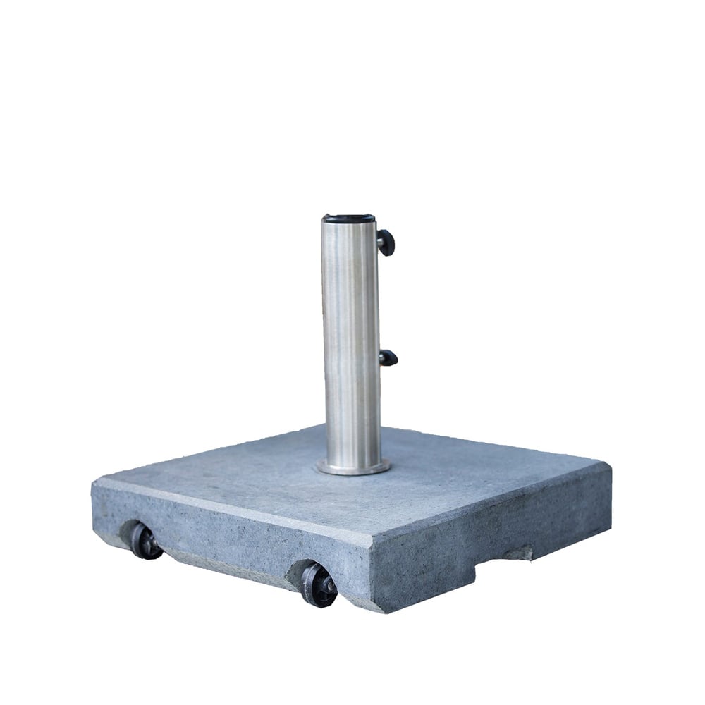 Cane-line aurinkovarjon jalka pyörillä 50 kg Graniitti