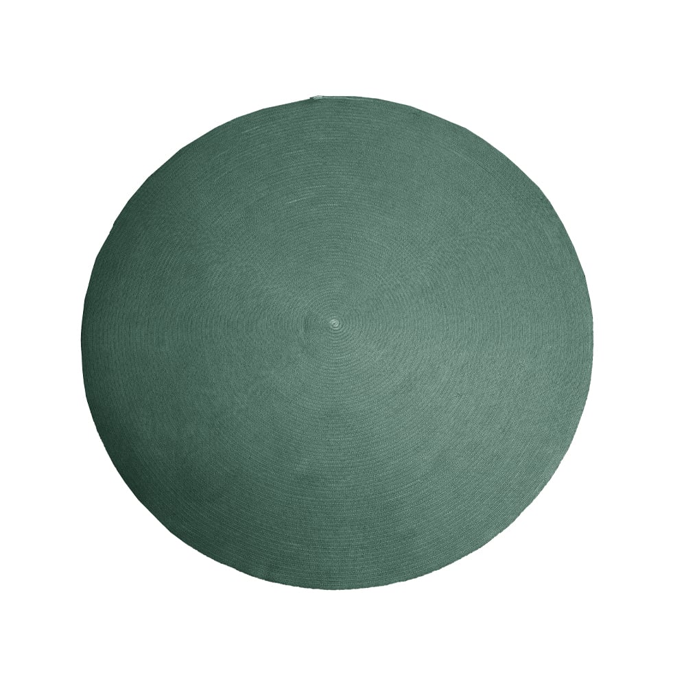 Cane-line Circle matto pyöreä Dark green, 200cm | Skandinaavinen Sisustus | Muovimatot | Vihreä