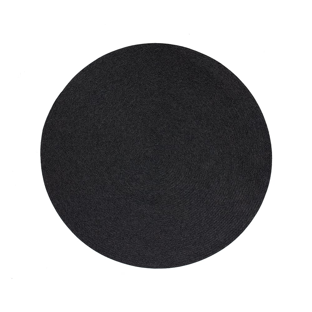 Cane-line Circle matto pyöreä Dark grey, 140cm | Skandinaavinen Sisustus | Muovimatot | Harmaa