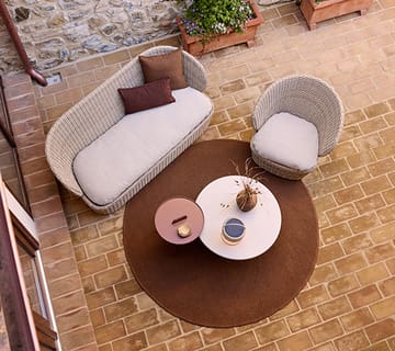 Coast nojatuoli swivel - Sand (Flat Weave) - Cane-line