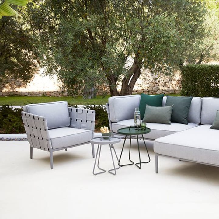 Conic lounge-nojatuoli, Light grey, sis. tyynyt Cane-line