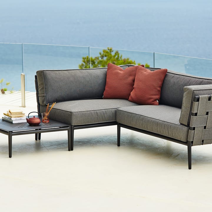 Conic moduulisohva, Cane-Line airtouch grey, yksinkertainen, sis. tyynyt Cane-line