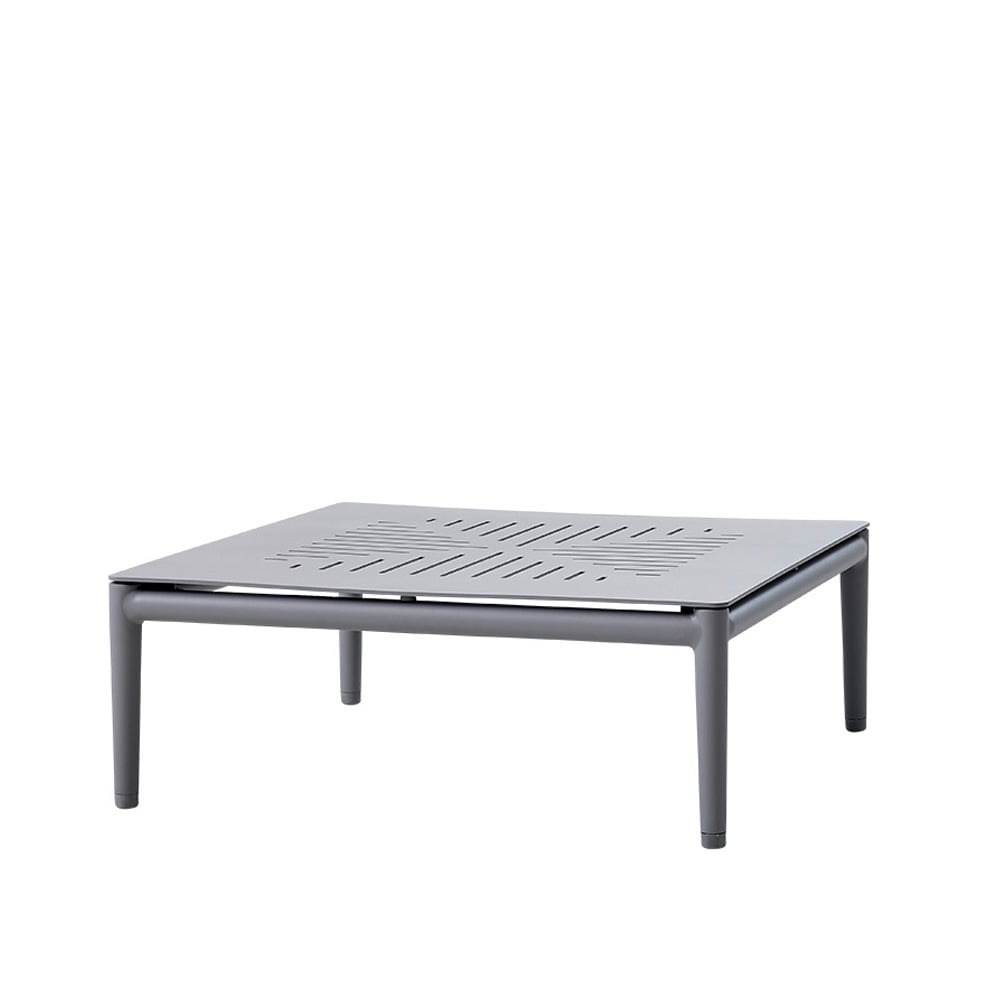 Cane-line Conic sohvapöytä Light grey | Skandinaavinen Sisustus | Puutarhapöydät | Harmaa