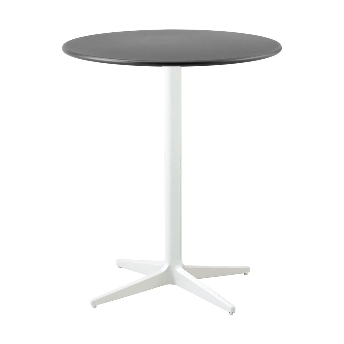 Cane-line Drop kahvipöytä 60 cm Lava grey-white | Skandinaavinen Sisustus | Puutarhapöydät | Harmaa