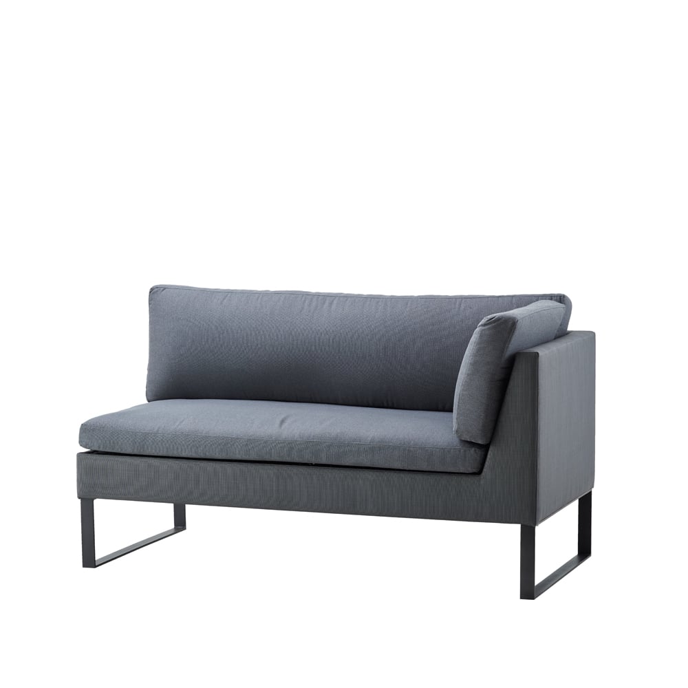 Cane-line Flex moduulisohva sohva Grey, vasen, sis. pehmusteet