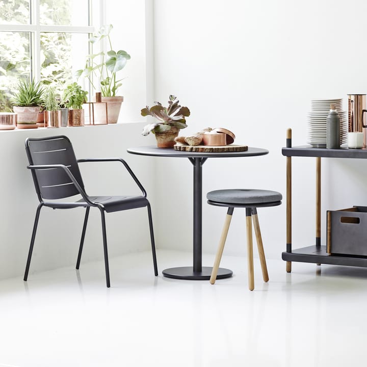 Go kahvipöytä Ø80 cm, Lava grey-white Cane-line