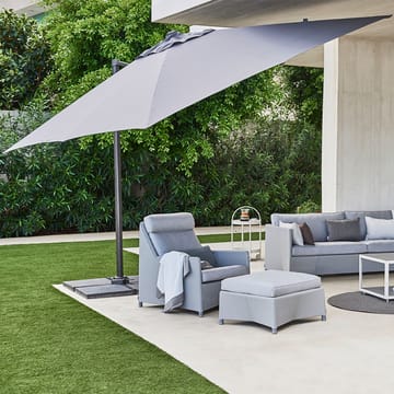 Hyde Luxe Tilt aurinkovarjo 300x300 cm - Anthracite - Cane-line