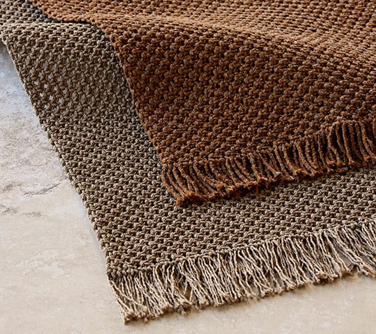 Knit matto 170x240 cm, Umber brown (Soft Rope) Cane-line