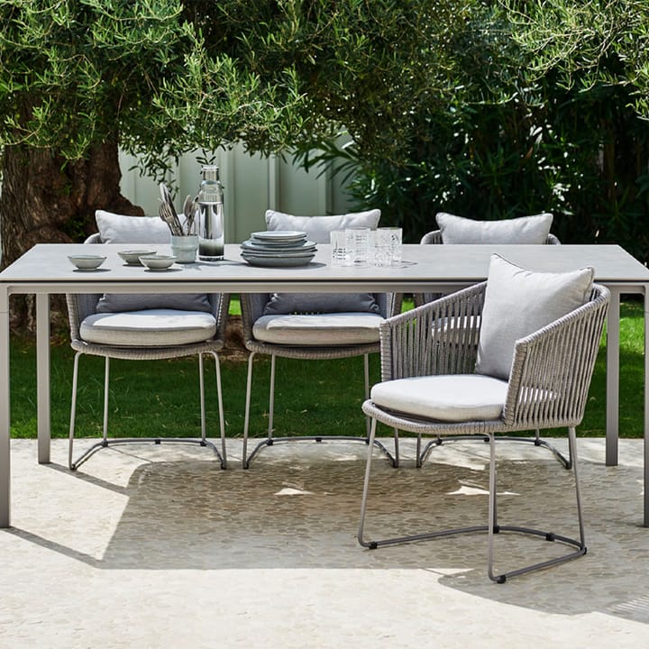 Moments tuoli, Cane-line natté grey, cane-line soft rope Cane-line