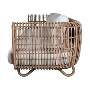 Nest sohva 3-istuttava weave - Luonnollinen, Cane-Line Natté light grey - Cane-line