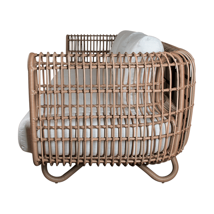 Nest sohva 3-istuttava weave, Luonnollinen, Cane-Line Natté light grey Cane-line