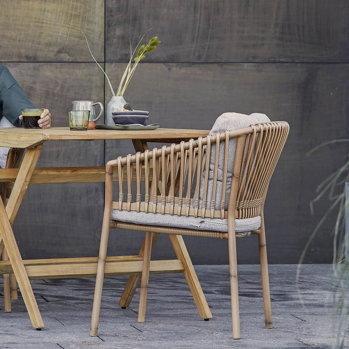 Ocean käsinojatuoli alumiini, Luonnollinen Cane-line
