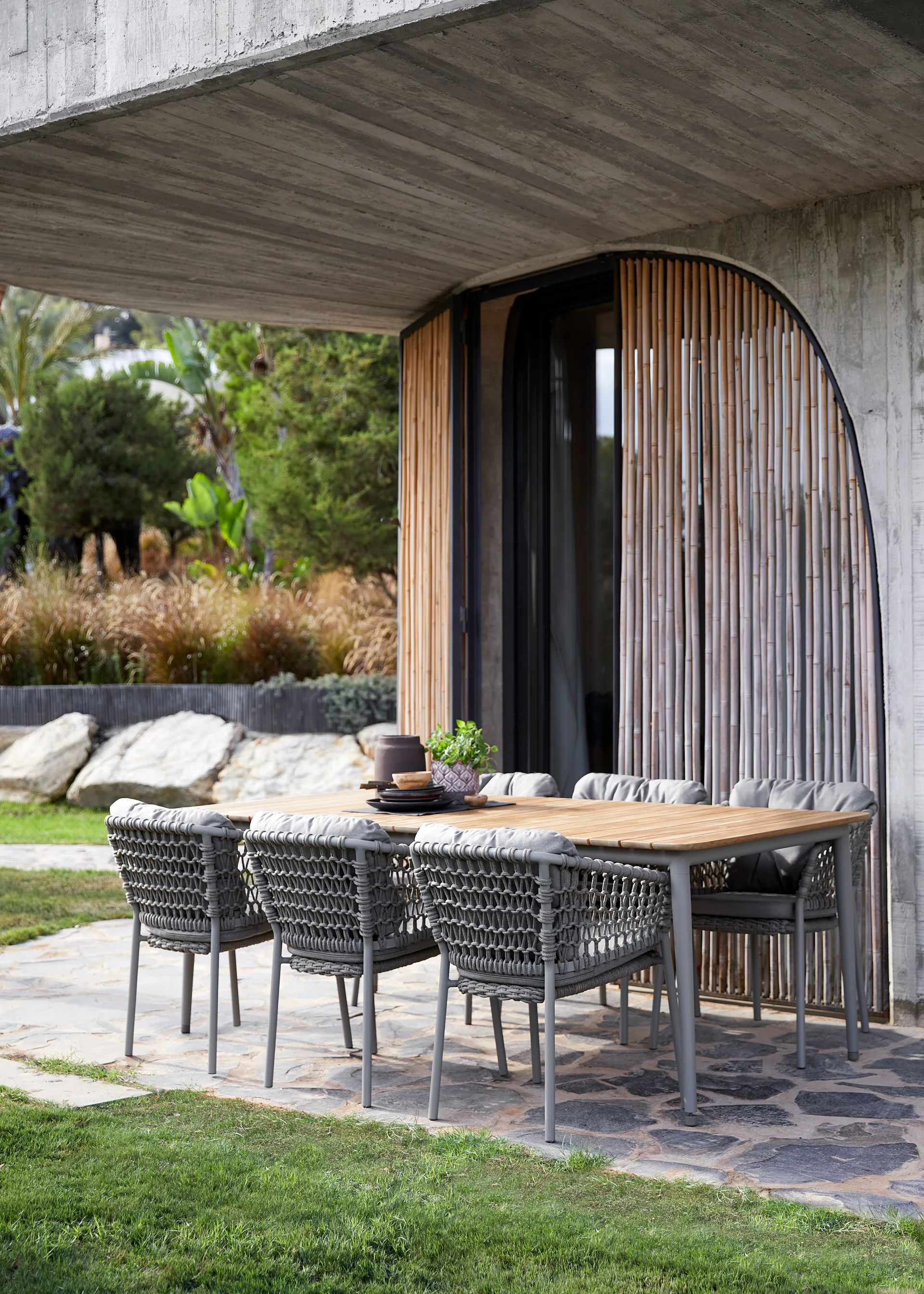 Ocean nojatuoli soft rope, Sand Cane-line