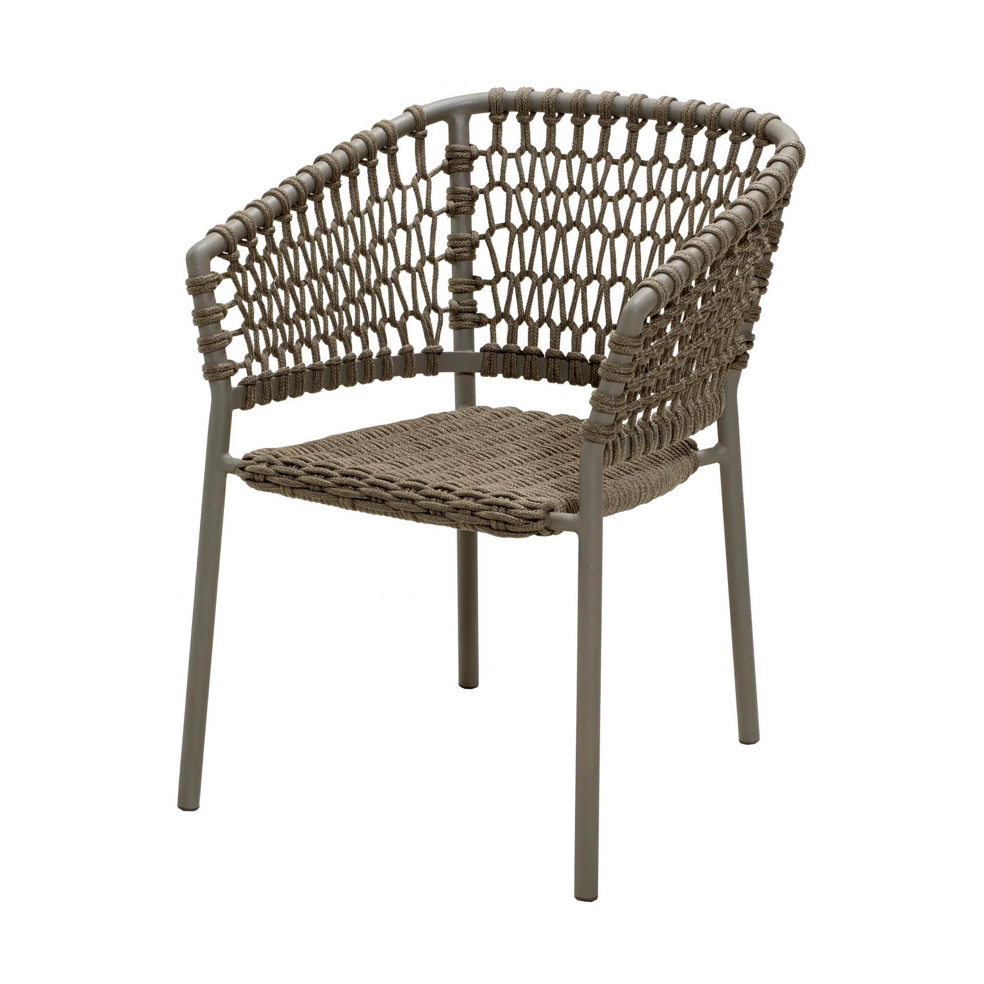 Ocean nojatuoli soft rope, Taupe Cane-line