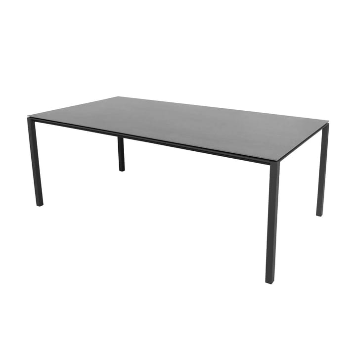 Pure pöytä 200x100 cm Basalt grey-lava grey - undefined - Cane-line
