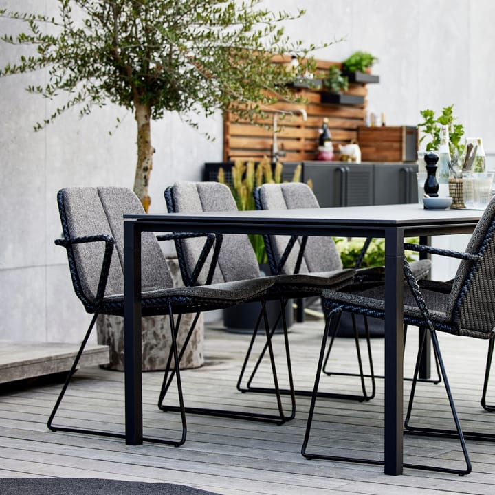 Pure pöytä 200x100 cm Basalt grey-lava grey Cane-line